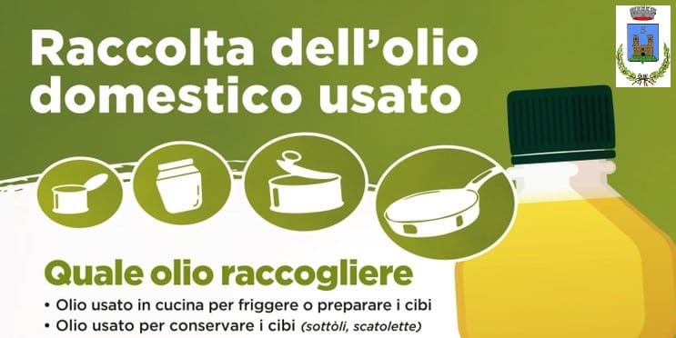 RACCOLTA OLIO ALIMENTARE ESAUSTO